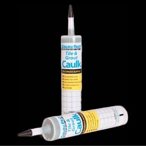 Color Fast Tile & Grout Caulk ICE BLUE or SURF GREEN